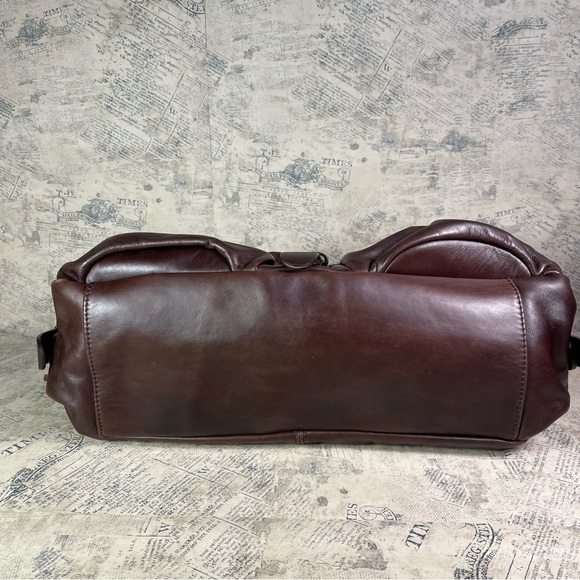 Marc O"Polo Messenger brown leather bag - large Crossbody - Picture 7 of 15